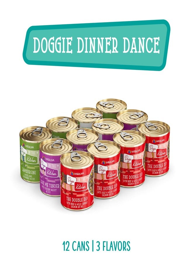 Weruva Dogs in The Kitchen, Variety Pack, Doggie Dinner Dance!, Wet Dog Food, 10oz Cans (Pack of 12) - Image 2